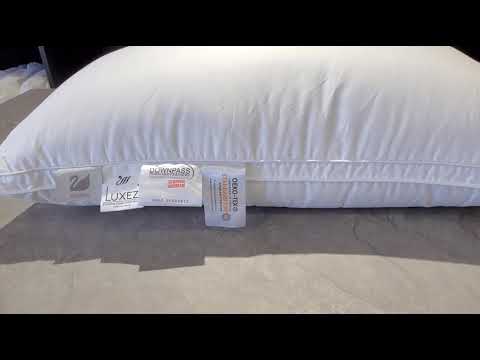 Luxez 95% Goose Down Feather Chamber Pillow (1400g)