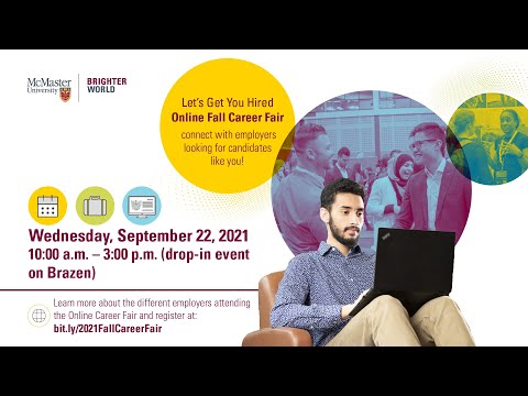 Watch Online Fall Career Fair: Stelco (2021 Gold Sponsor) on Youtube.