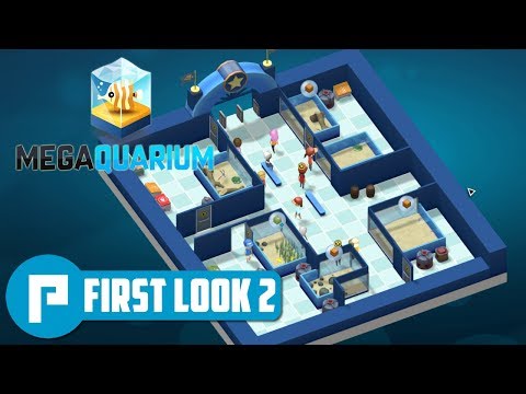 Megaquarium / First Look (2/2) - Aquarium Simulation Building Game! Early Access Preview!