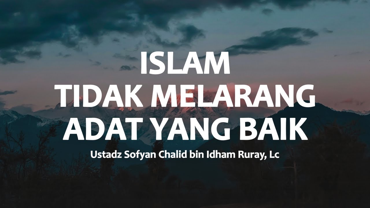 ISLAM TIDAK MELARANG ADAT YANG BAIKhttps://youtu.be/l5LYQ_0Ggjwhttps://fb.watch/… ISLAM TIDAK MELARANG ADAT YANG BAIKhttps://youtu.be/l5LYQ_0Ggjwhttps://fb.watch/…