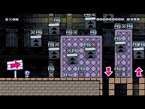 Magical Pow Pit by Floofyboy 🍄 Super Mario Maker 2 ✹Switch✹ #awq