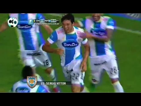 Gol Sergio Vittor - Rosario Central 0 Vs Atlético Rafaela 1 - Primera División 2014