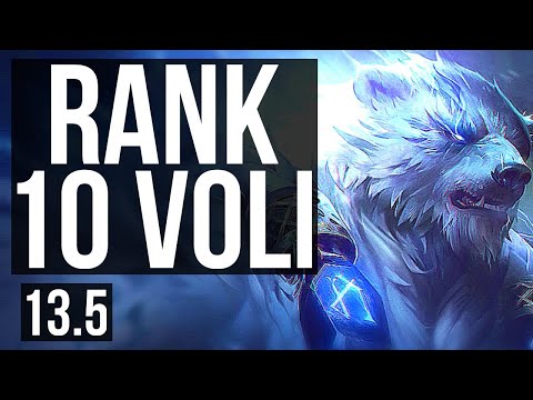 VOLIBEAR vs SION (TOP) | Rank 10 Voli | TR Grandmaster | 13.5