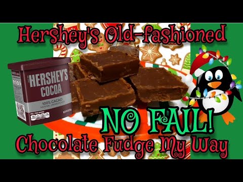 NO FAIL Hershey's Old-fashioned Chocolate Fudge | Just Like Grandma Use to Make #hersheys #fudge