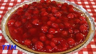 Easy Cherry Cheesecake Recipe using a Pre-Made Graham Cracker Pie Crust