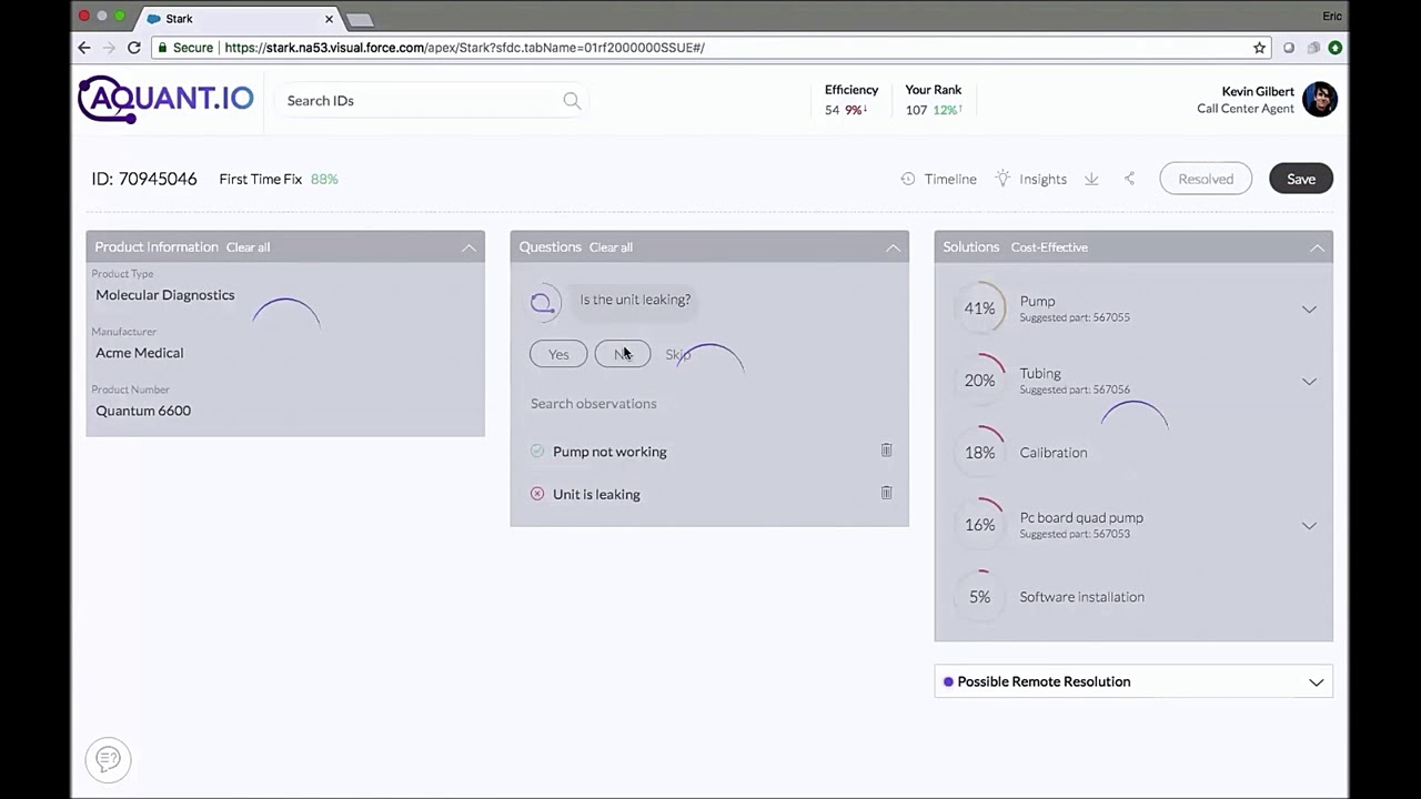 Demo Video -  Aquant Platform