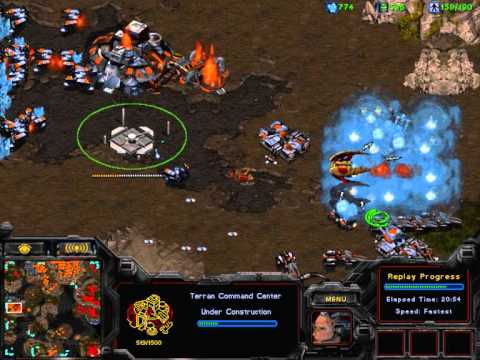 Flash vs Bisu Practice game - english commentary part 2/2