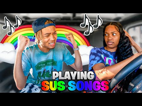 PLAYING "SUS" SONGS IN FRONT OF MY GIRLFRIEND...*HILARIOUS*
