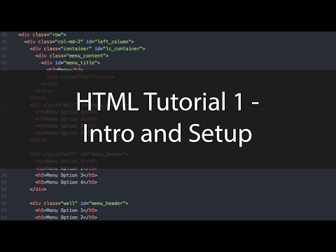 New HTML Tutorials