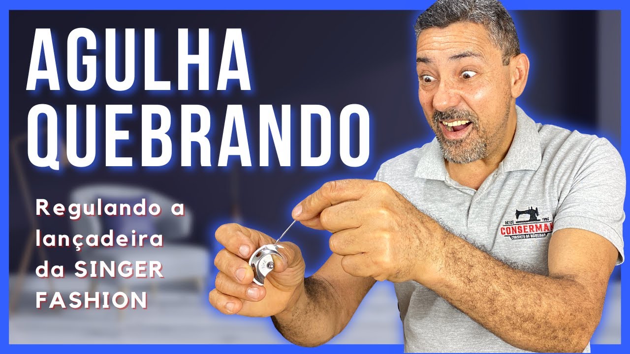SINGER FASHION QUEBRANDO AGULHA E NÃO COSTURA | Regulando a máquina de costura