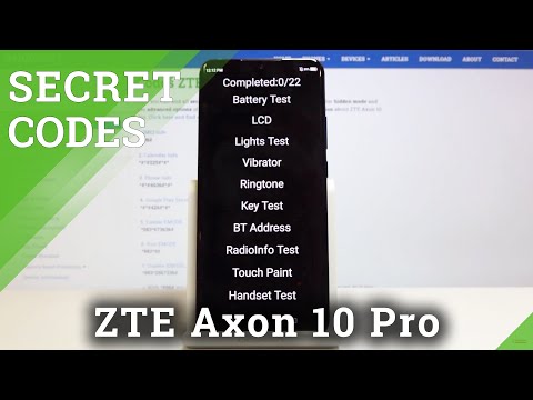 Secret Codes ZTE Axon 10 Pro – Hidden Features
