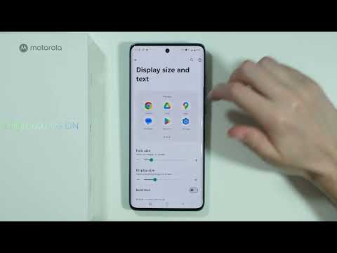 Motorola Edge 60 Fusion: How to Turn ON/OFF High Contrast Text