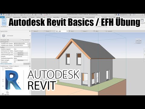 Autodesk Revit Basics - kleines Einfamilienhaus (4K Qualität)