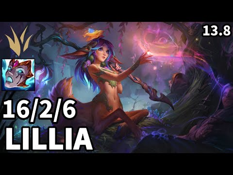 Lillia Jungle vs Evelynn - KR Grandmaster | Patch 13.8