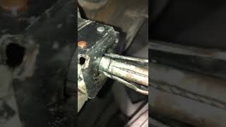 Remove stuck GMC/Chevy spare tire