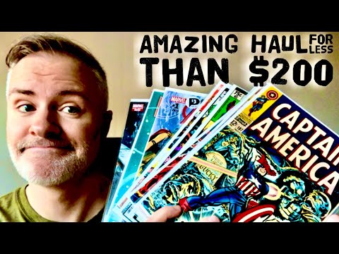 Amazing comic haul for less than $200 at a local convention