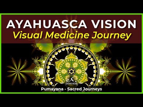 Shamanic Mandala Journey | Ayahuasca Vision Art for Healing & Inner Awakening