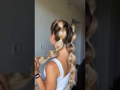 Bubble BRAIDS #hairhacks #hairstyle #braids #hairstyleforgirl #bubblebraid