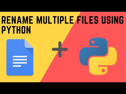How To Rename Multiple Files Using Python 6 Lines Of Python Code