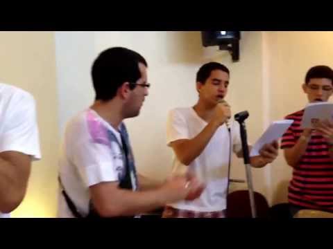 JMJAR delegates singing JMJ Rio 2013 theme song