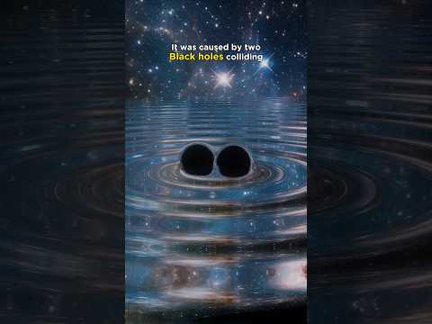 Gravitational waves caused by colliding blackholes
