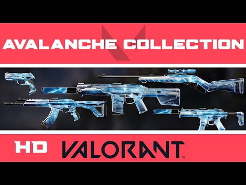 VALORANT Avalanche Skins Collection | HD Skin Showcase