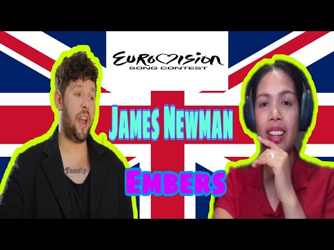Its MyrnaG REACTS TO James Newman -Embers -United Kingdom 🇬🇧  Official Music Video - Eurovision 2021
