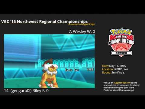 VGC'15 Seattle Regional Semifinals - Riley F. (gengarb0i) vs Wesley W.