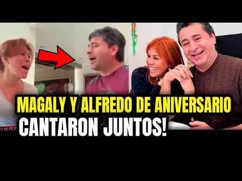 MAGALY MEDINA SINGS WITH HER HUSBAND ALFREDO ZAMBRANO "9 YEARS OF MARRIAGE"