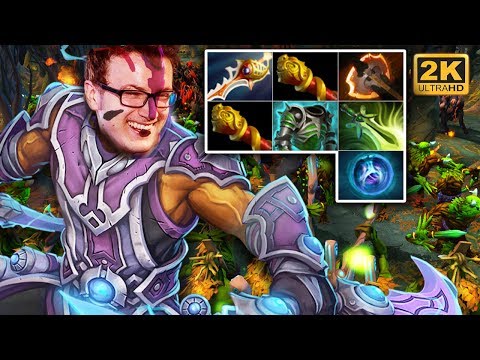 Megacreeps vs Megacreeps - EPIC Match Miracle Anti-mage (Dota 2 in 2K HD)