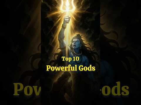 Top 10 Most Powerful Hindu Gods😱 #spiritualshorts #hindugods #krishna #mahadev #powerful #god
