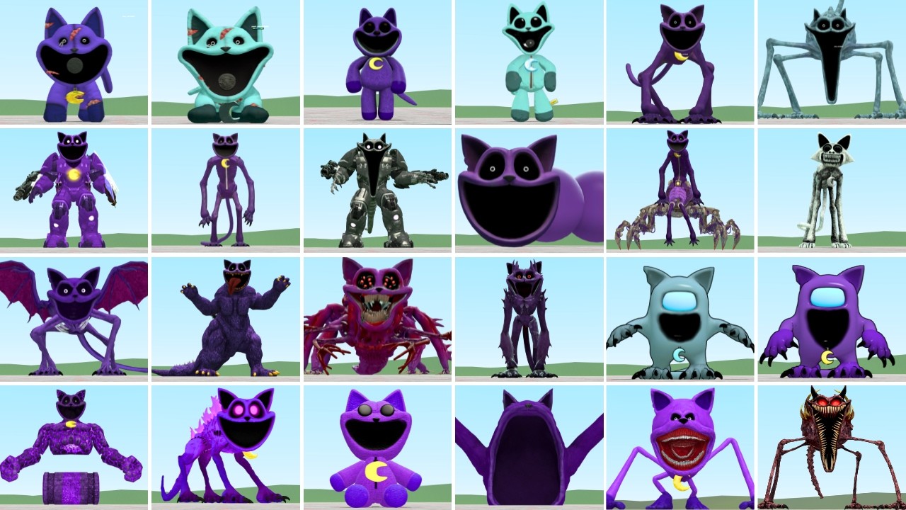 I Played Death Match Game With All Types Of Catnap From Poppy Playtime In Garry's Mod