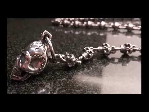 Self Defense Skull Necklace