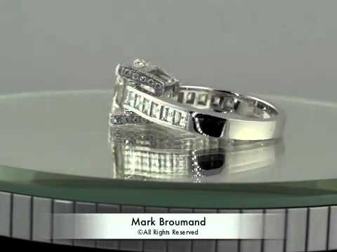 4.41ct Princess Cut Diamond Engagement Anniversary Ring- Mark Broumand