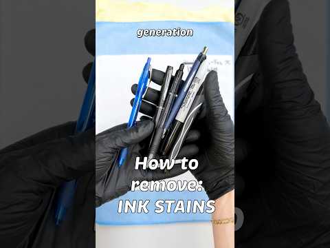 INK STAINS - A Dry Cleaners Guide To Remove Them #stainremoval #laundry