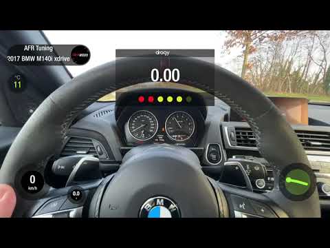 550HP BMW M140i 0-100 dragy run
