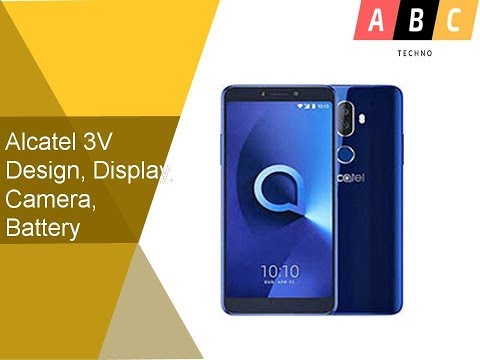 Alcatel 3V Design, Display, Camera, & Battery