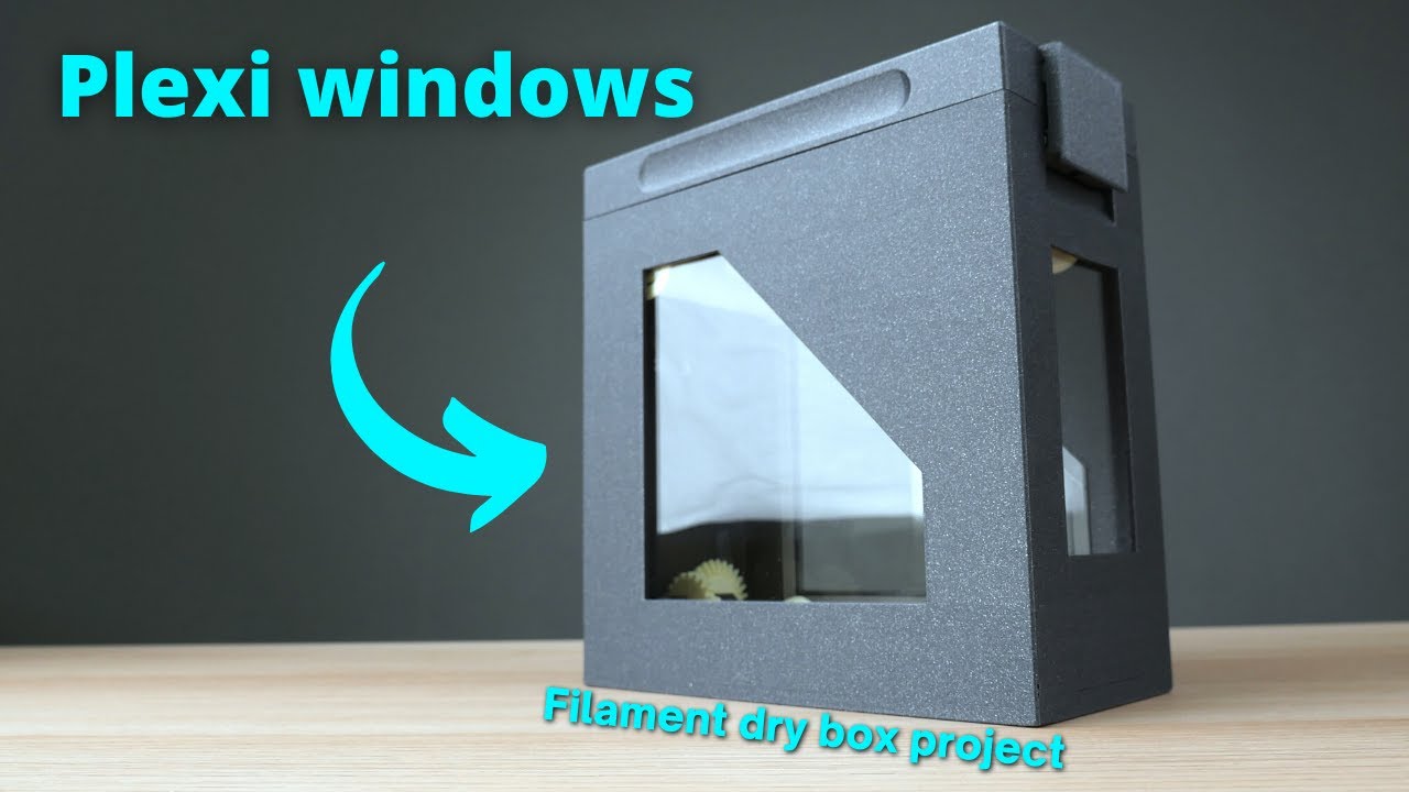 Plexi windows for my almost airtight filament dry box design