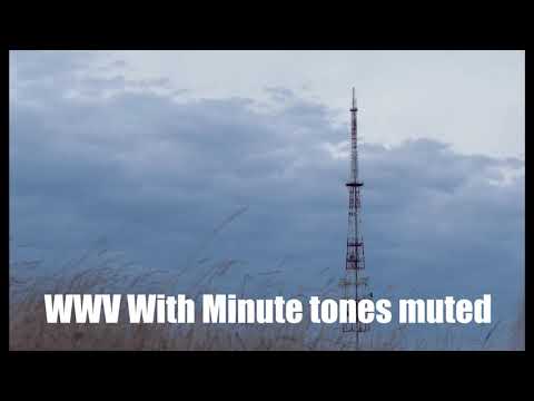 WWV Time Station ASMR with Loud Beeps muted for sleeping or relaxing