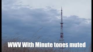 WWV Time Station ASMR with Loud Beeps muted for sleeping or relaxing