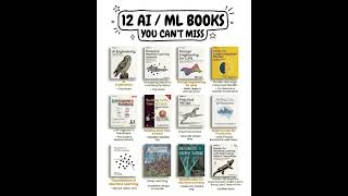 12 AI/ML books u can't miss#ai#books#promptengineering#machinelearning#deeplearning#llm#tensorflow