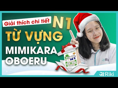 N1 FULL TOÀN BỘ TỪ VỰNG MIMIKARA OBOERU CÓ GIẢI THÍCH CHI TIẾT - PHẦN 1