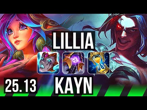 LILLIA vs KAYN (JGL) | 8/2/17, Dominating | KR Master | 25.13