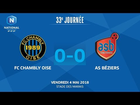 J33 : FC Chambly - AS Béziers (0-0), le replay I National FFF 2018