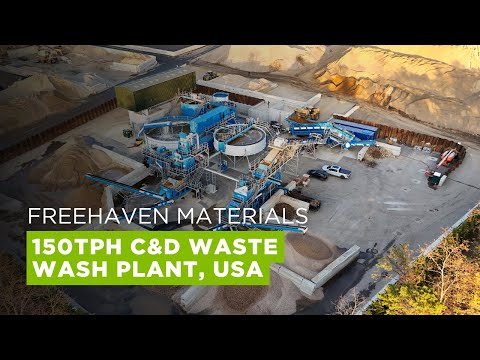 150tph C&D Waste Recycling Plant Installed For Freehaven Materials, New York