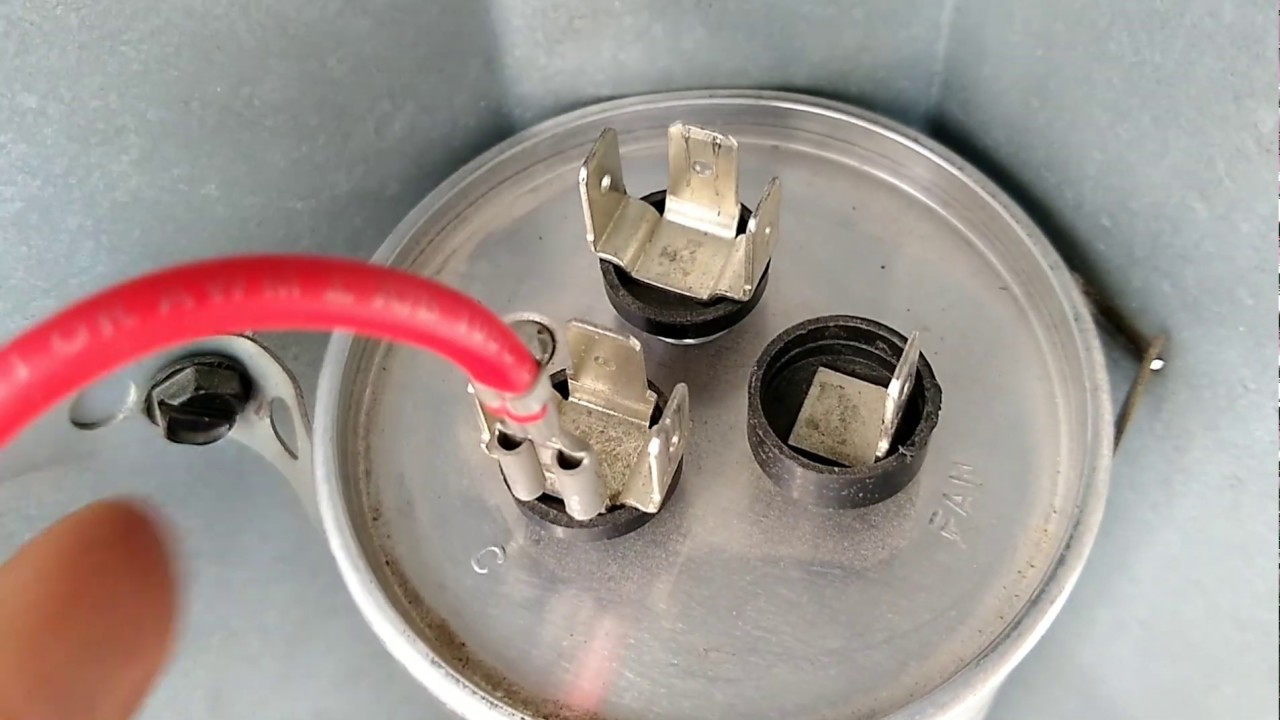 Conexión de un aire acondicionado a 220 voltios, como conectar un capacitor dual o capacitor doble