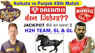 KOL vs PBKS dream11 team|Kolkata vs Punjab 45th match dream11 team prediction|kol vs pbks playing11|