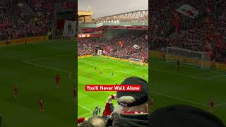 Download lagu YNWA ANFIELD ❤️ | Liverpool fans singing You’ll Never Walk Alone before Manchester United game mp3