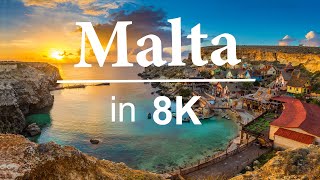 Malta in 8k ULTRA HD  - Hidden country of Europe !