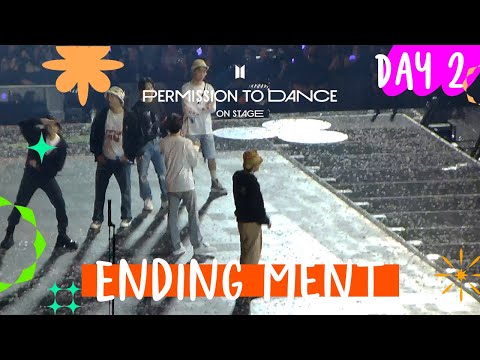 211128 Ending/Final Ment/Speech - BTS PTD in LA (Day 2)